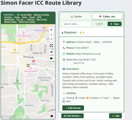 Route Library Cafes